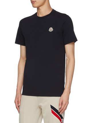 Detail View - Click To Enlarge - MONCLER - Three Pack Patch Logo Cotton Tee