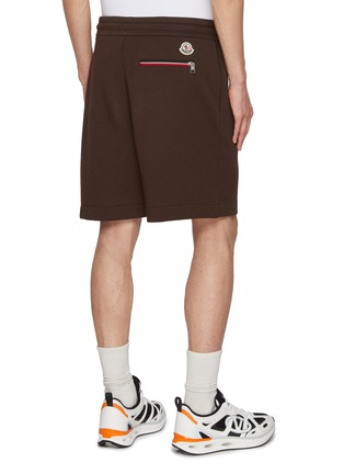 Back View - Click To Enlarge - MONCLER - Drawstring Fleece Shorts