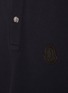  - MONCLER - Leather Logo Cotton Polo