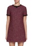 Main View - Click To Enlarge - SOONIL - Embellished Tweed Mini Dress