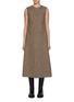 Main View - Click To Enlarge - SOONIL - Single Breasted Long Tweed Vest