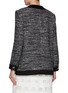 Back View - Click To Enlarge - SOONIL - V-neck Boxy Tweed Jacket