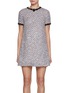 Main View - Click To Enlarge - SOONIL - Embellished Cashmere Silk Tweed Mini Dress