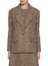 Main View - Click To Enlarge - SOONIL - Single Breasted Notch Lapel Tweed Jacket