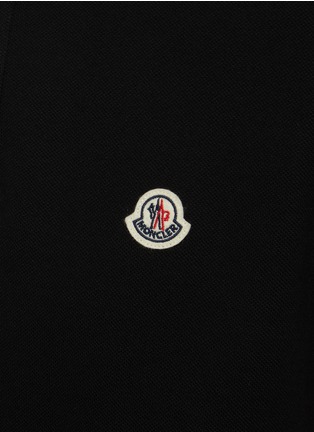  - MONCLER - Tricolour Cotton Polo Shirt