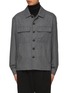 Main View - Click To Enlarge - MONCLER - Smart Cashmere Double Pocket Shirt