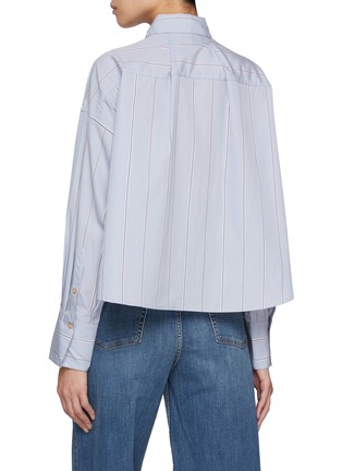 Back View - Click To Enlarge - RAG & BONE - Martha Cotton Poplin Shirt