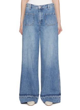 Main View - Click To Enlarge - RAG & BONE - Marina Wide Leg Jeans