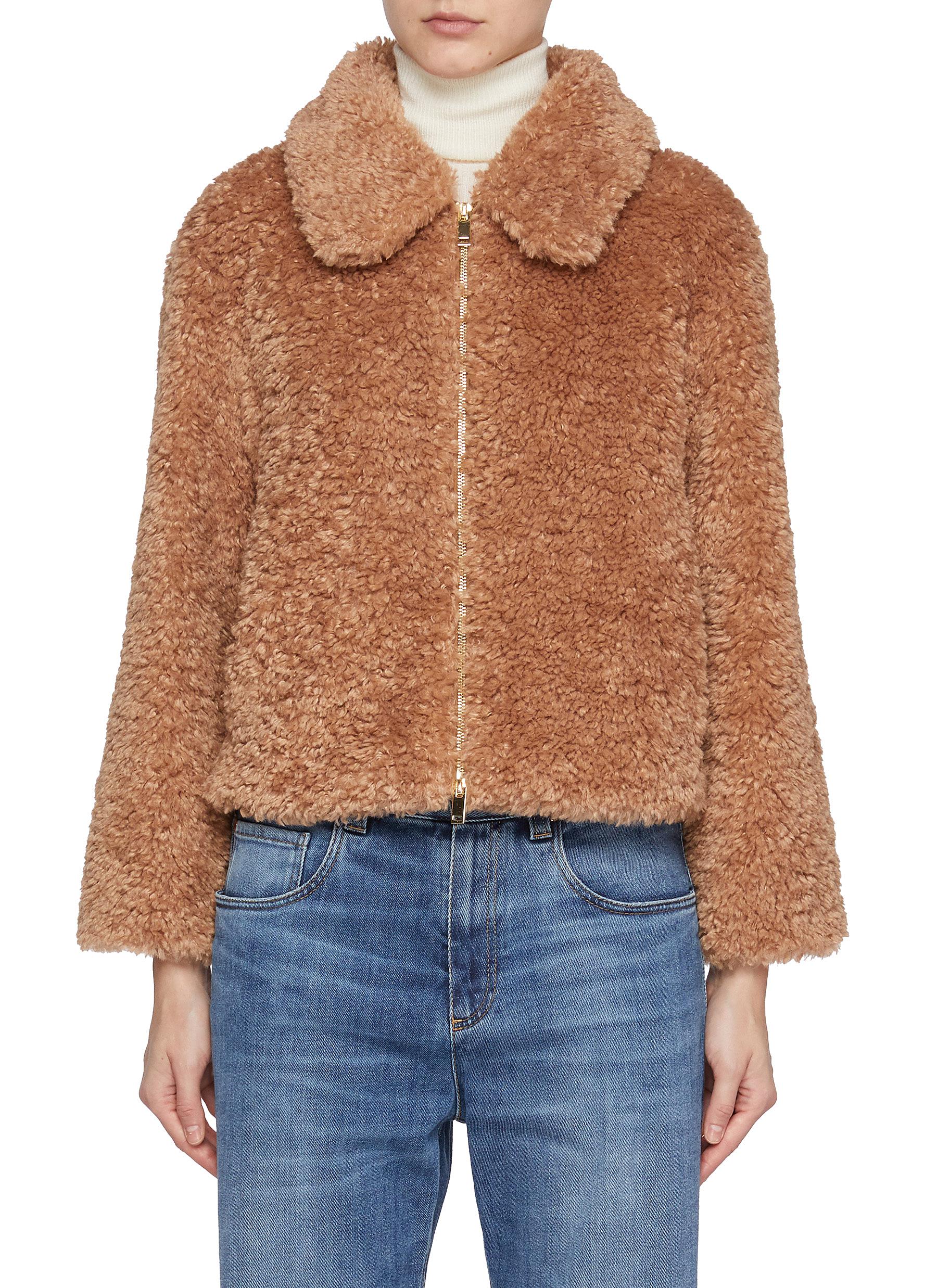 MARELLA Collared Teddy Jacket Women Lane Crawford