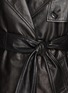  - MARELLA - Belted Leather Trench Coat