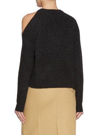 Back View - Click To Enlarge - MARELLA - Cold Shoulder Knit Sweater