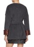 Back View - Click To Enlarge - MARELLA - Belted Virgin Wool Blend Coat