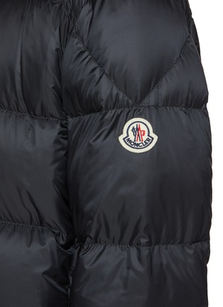  - MONCLER - Bazena Logo Patch Puffer Bomber Jacket