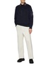 Figure View - Click To Enlarge - MONCLER - Arm Pocket Cotton Sweater