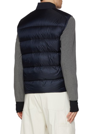 Back View - Click To Enlarge - MONCLER - Bomber Collar Puffer Vest