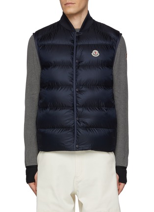 Main View - Click To Enlarge - MONCLER - Bomber Collar Puffer Vest