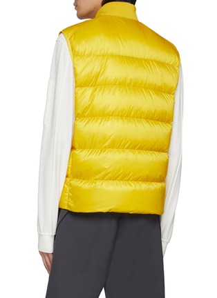 Back View - Click To Enlarge - MONCLER - Serot Logo Patch Puffer Bomber Vest