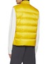 Back View - Click To Enlarge - MONCLER - Serot Logo Patch Puffer Bomber Vest