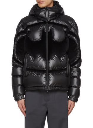 MONCLER Reflective Hood Logo Ripstop Jacket Men Lane Crawford