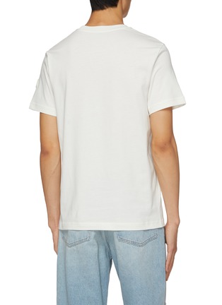 Back View - Click To Enlarge - MONCLER - Moncler Logo Cotton T-Shirt