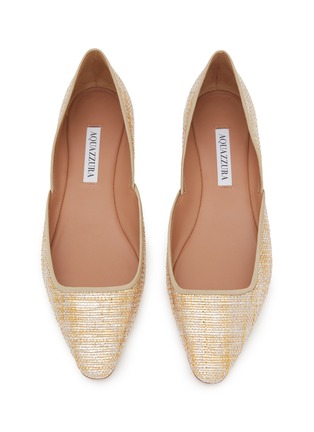 Detail View - Click To Enlarge - AQUAZZURA - Maia Skimmer Flats