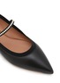 Detail View - Click To Enlarge - AQUAZZURA - Romy Faux Pearl Leather Mary Jane Flats