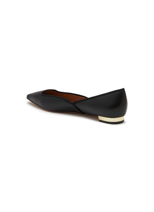  - AQUAZZURA - Maia Skimmer Leather Flats