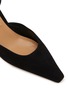 Detail View - Click To Enlarge - AQUAZZURA - Blade 65 Suede Pumps