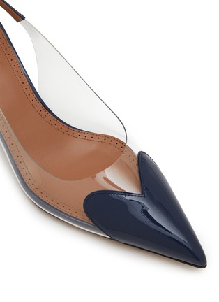 Detail View - Click To Enlarge - ALAÏA - Le Coeur 55 Patent Leather Slingback Pumps