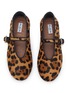 Detail View - Click To Enlarge - ALAÏA - Leopard Print Ballerina Flats