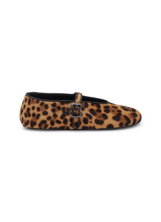 Main View - Click To Enlarge - ALAÏA - Leopard Print Ballerina Flats