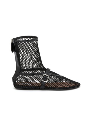 Main View - Click To Enlarge - ALAÏA - Fishnet High Ballet Flats