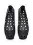 Detail View - Click To Enlarge - ALAÏA - Cut-Out Detail Leather Ballerina Flats