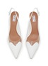 Detail View - Click To Enlarge - ALAÏA - Le Coeur 55 Patent Leather Slingback Pumps