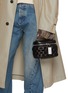 Front View - Click To Enlarge - MAISON MARGIELA - Glam Slam Leather Vanity Bag
