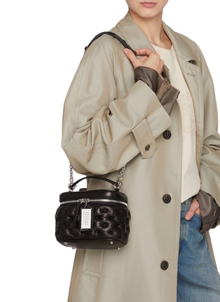 Figure View - Click To Enlarge - MAISON MARGIELA - Glam Slam Leather Vanity Bag