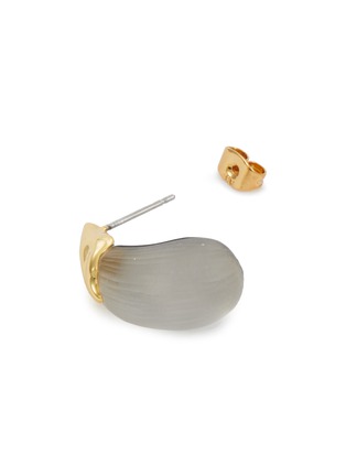 Detail View - Click To Enlarge - ALEXIS BITTAR - Luminous 14K Gold Plated Brass Lucite Small Post Earrings