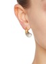 Figure View - Click To Enlarge - ALEXIS BITTAR - Luminous 14K Gold Plated Brass Lucite Small Post Earrings