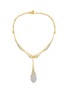 Main View - Click To Enlarge - ALEXIS BITTAR - Solanlales Rhodium Plated Brass 14K Gold Plated Brass Teardrop Collar Long Necklace