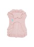  - KALINA - Extra Small Knitted Dog Dress — Pink