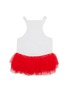 Main View - Click To Enlarge - KALINA - Small Inner Tulle Dog Dress — Red