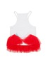  - KALINA - Small Inner Tulle Dog Dress — Red