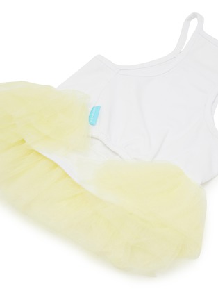 Detail View - Click To Enlarge - KALINA - Extra Small Inner Tulle Dog Dress — Yellow