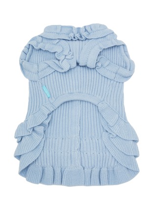  - KALINA - Medium Knitted Dog Dress — Blue