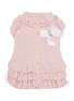 Main View - Click To Enlarge - KALINA - Medium Knitted Dog Dress — Pink