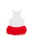 Main View - Click To Enlarge - KALINA - Extra Small Inner Tulle Dog Dress — Red