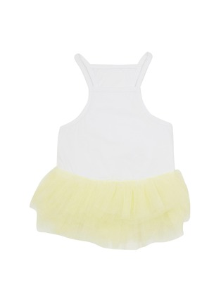 Main View - Click To Enlarge - KALINA - Small Inner Tulle Dog Dress — Yellow