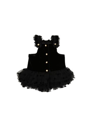 Main View - Click To Enlarge - KALINA - Extra Small Inner Tulle Dog Dress — Black