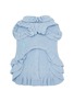  - KALINA - Small Knitted Dog Dress — Blue