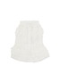 Main View - Click To Enlarge - KALINA - Extra Small Dot Tulle Ruffle Dog Dress — White